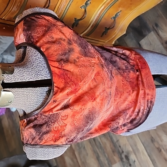 VINTAGE Flocked Corset Tank - Picture 2 of 4